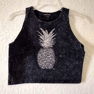 Cute Pineapple crop Top